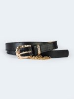 Textured Buckle Belt