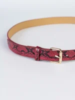 Snake Textured Belt - Image 2