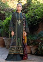 3 Piece Satin Suit-Embroidered (Pret)