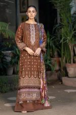 2 Piece Organza Saree-Embroidered (Pret)